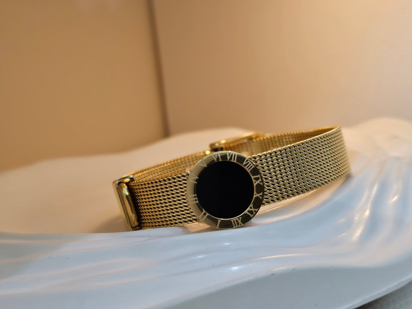 Black Roman watch bracelet