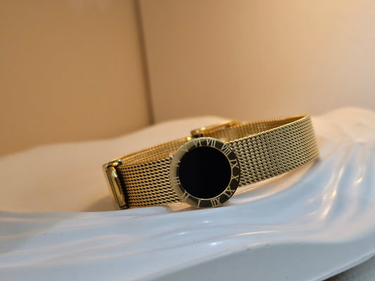 Black Roman watch bracelet
