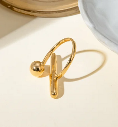 Avant-Garde Gold Ring