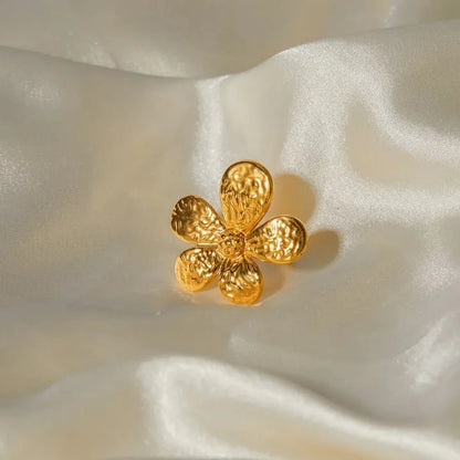 Gold Floral Ring