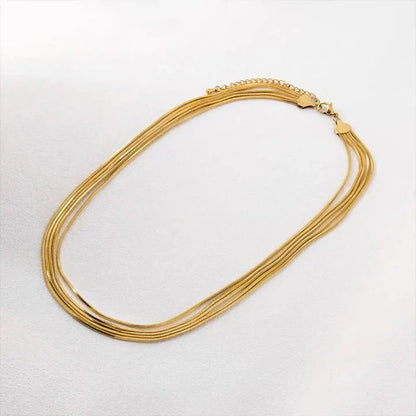 Drape Multi Strand Neckpiece