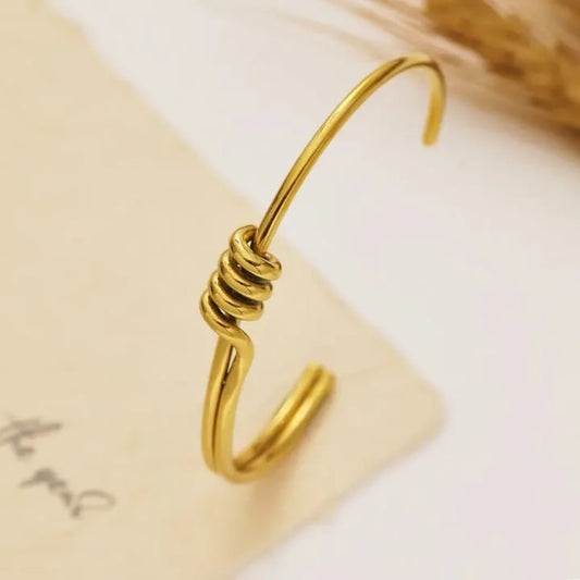 golden coil luxe cuff