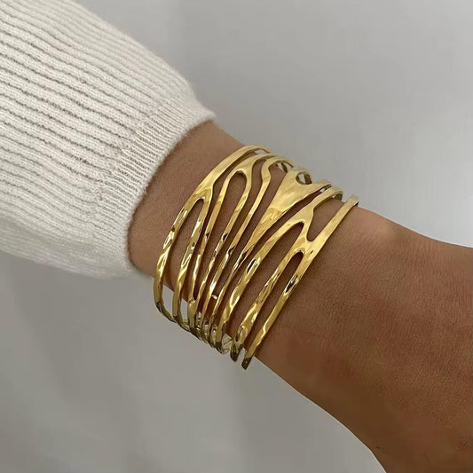 Aurora wave cuff Bracelet